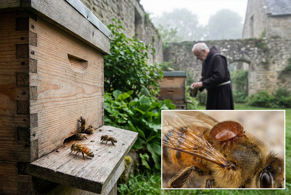 Backfastka – ilustračná fotografia k článku „Krainka, buckfastka, kríženci a Varroa destructor“