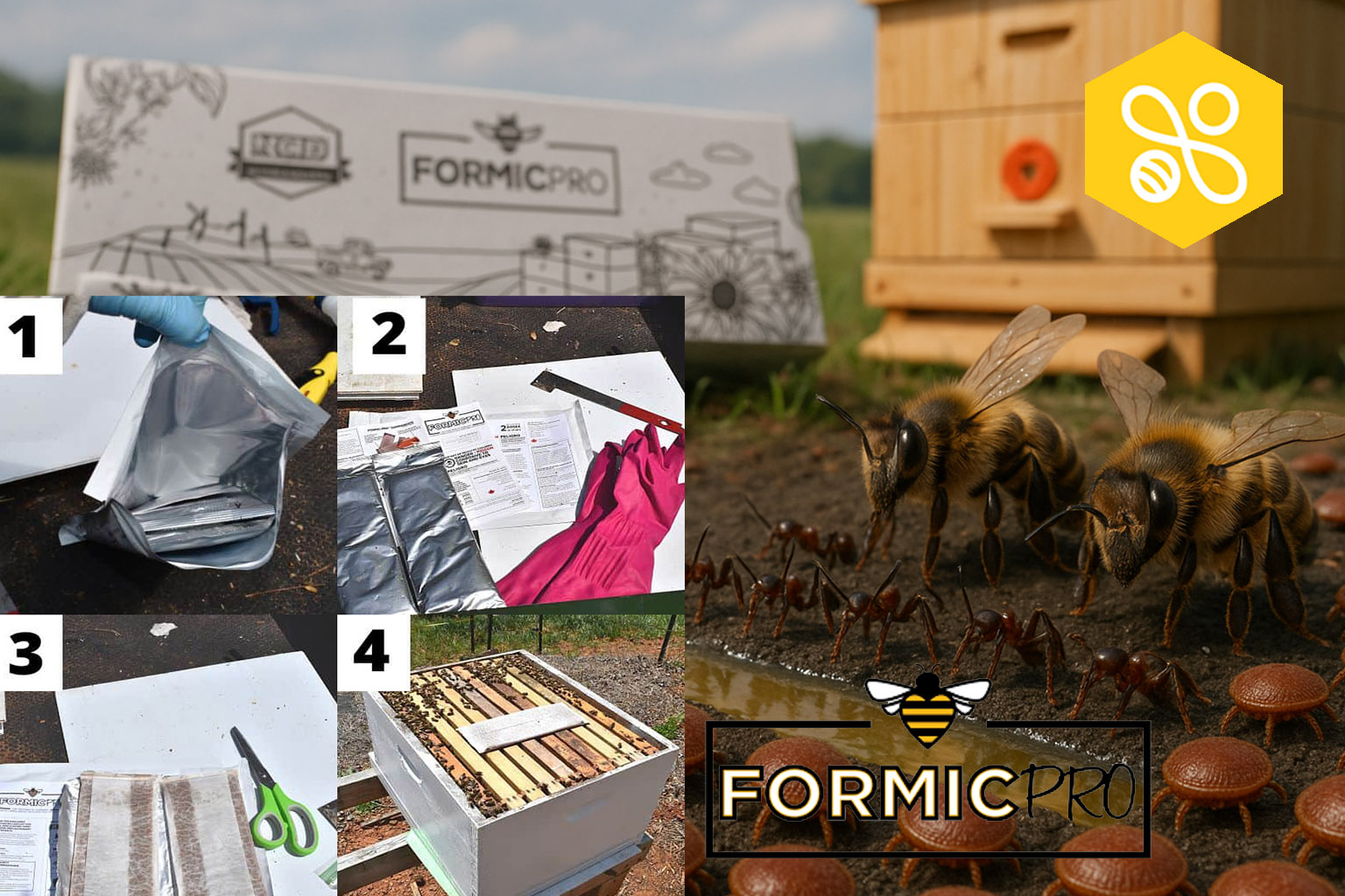 Formicpro – ilustračná fotografia k článku „FormicPro – skúsenosti včelárov a návod na použitie“