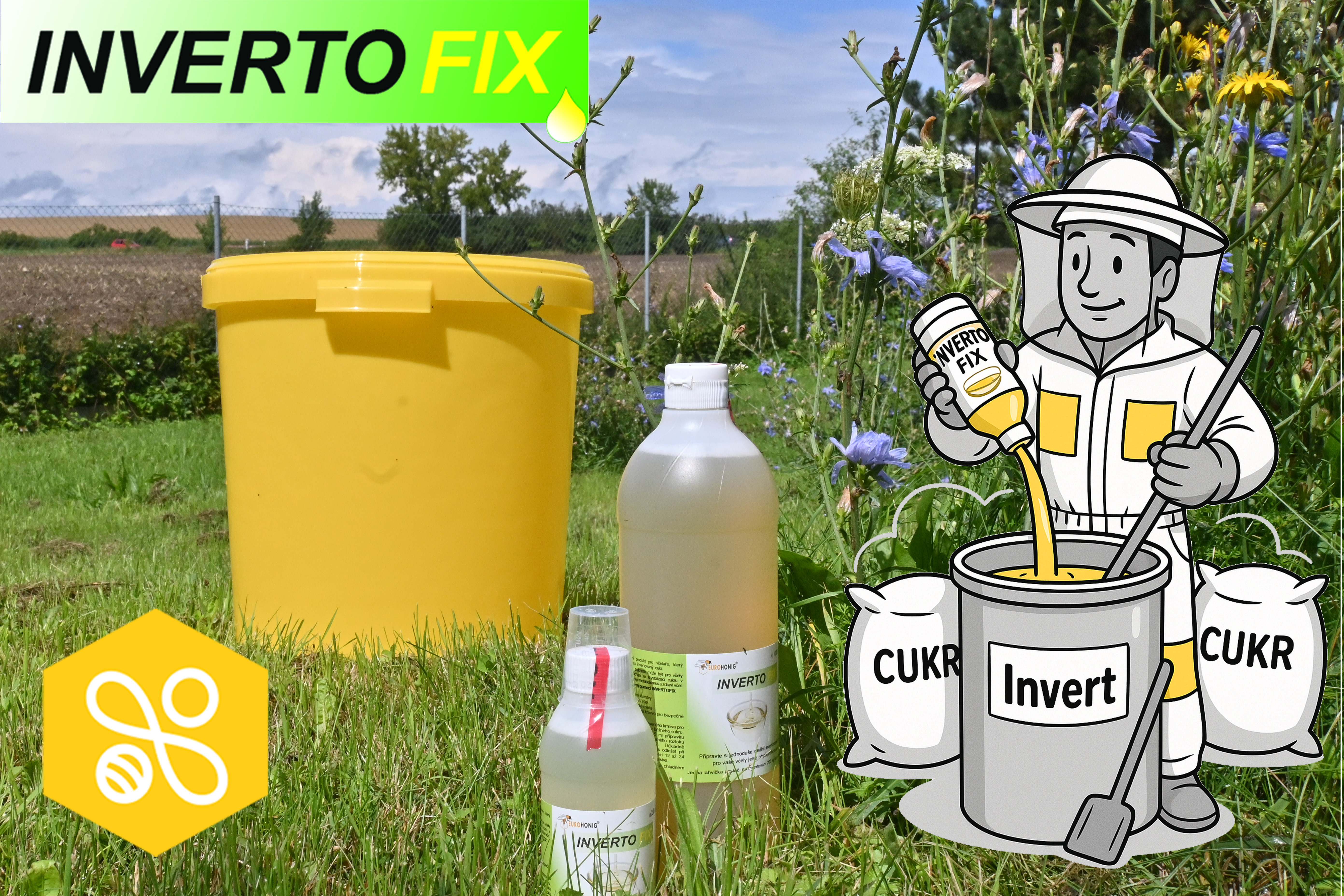 Invertofix facebook – ilustračná fotografia k článku „Invertofix – jednoduchá výroba kvalitného včelárskeho sirupu“