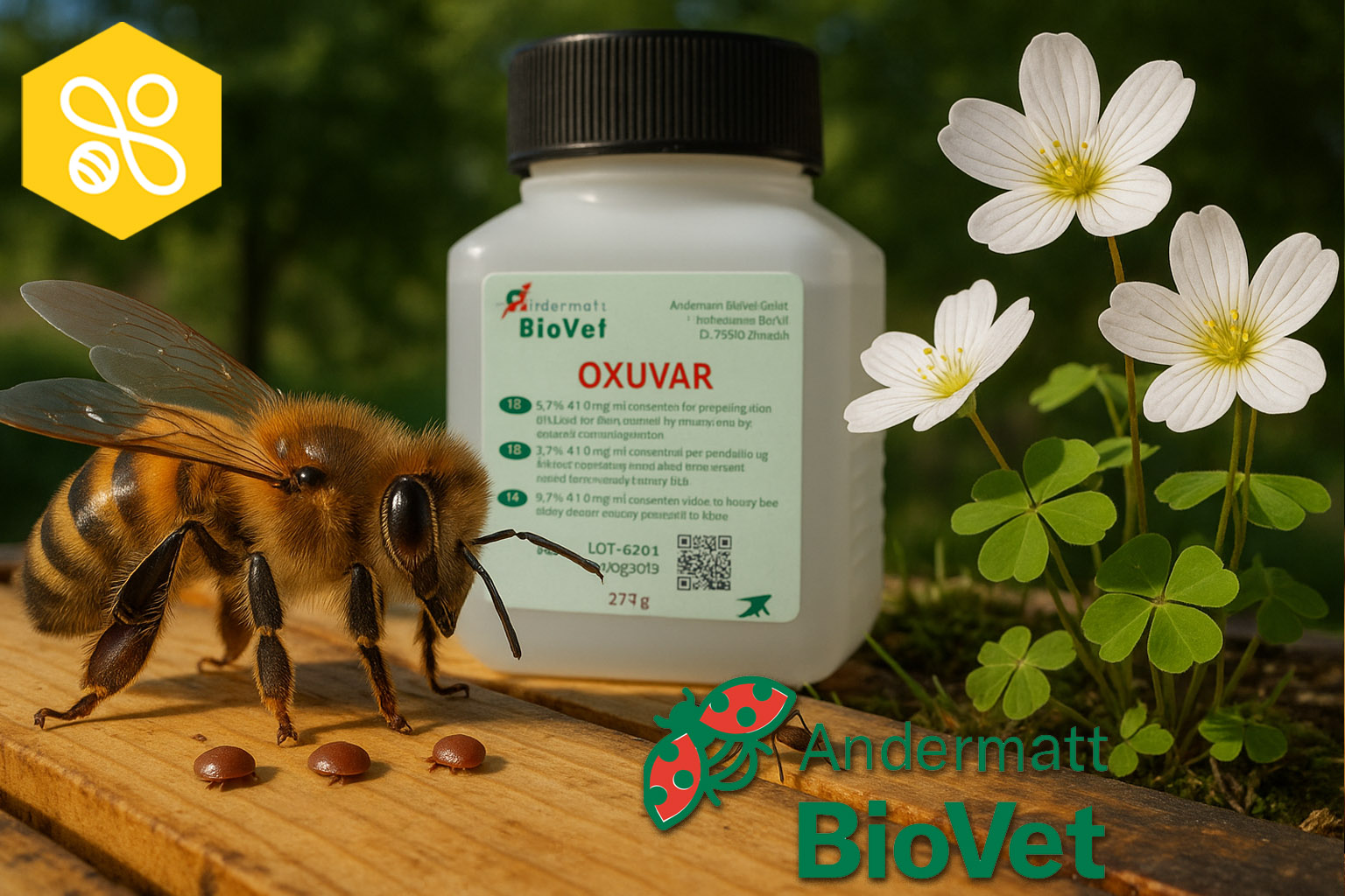 Oxuvar 275 100 g – ilustračná fotografia k článku „Návod na použitie prípravku Oxuvar vo včelárstve“