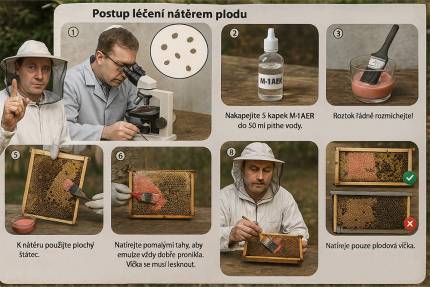Varoaza clanky jahan – ilustračná fotografia k článku „Náter zaviečkovaného plodu v predjarí proti varroáze“