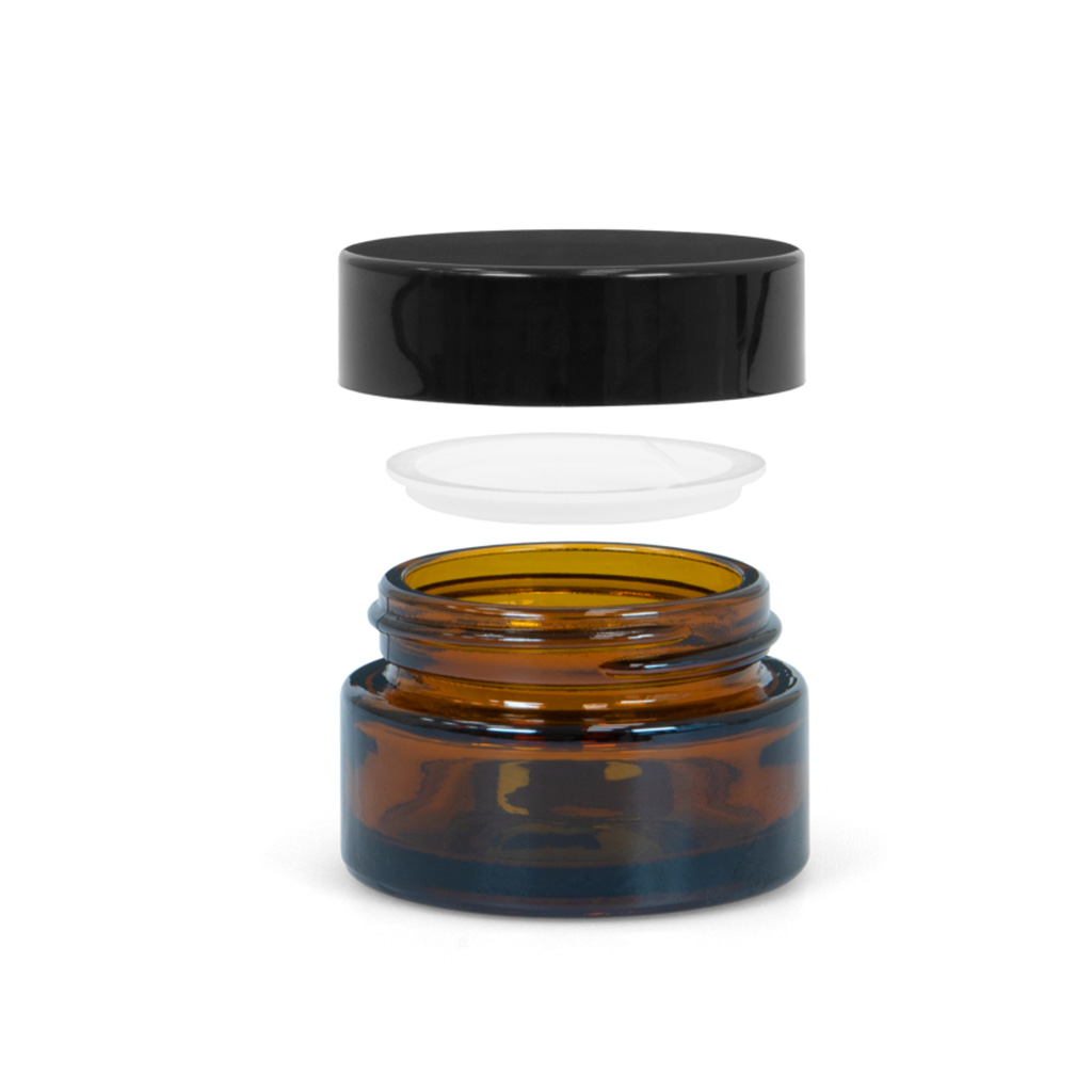 Sklenený kelímok z hnedého skla 20 ml