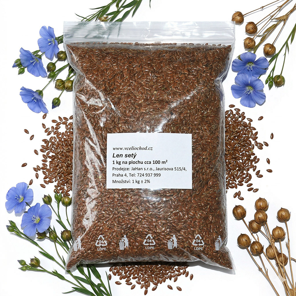 Lúčna zmes (semená / včelia pastva) - 0,5 kg