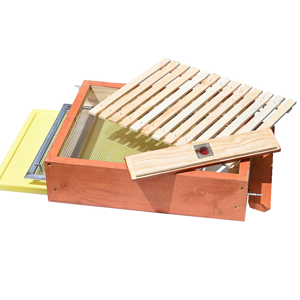 Celozasieťované varroa dno - Langstroth - komplet, nafarbené