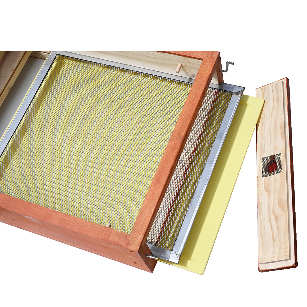 Celozasieťované varroa dno - Langstroth - komplet, nafarbené