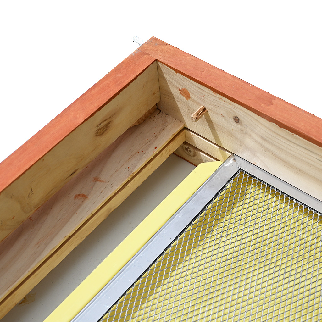Celozasieťované varroa dno - Langstroth - komplet, nafarbené