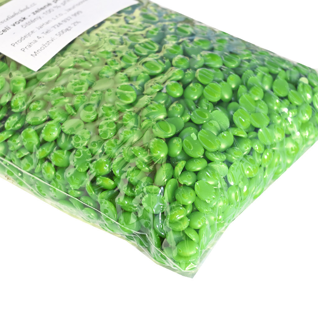 Včelí vosk - zelené pelety - 500 g