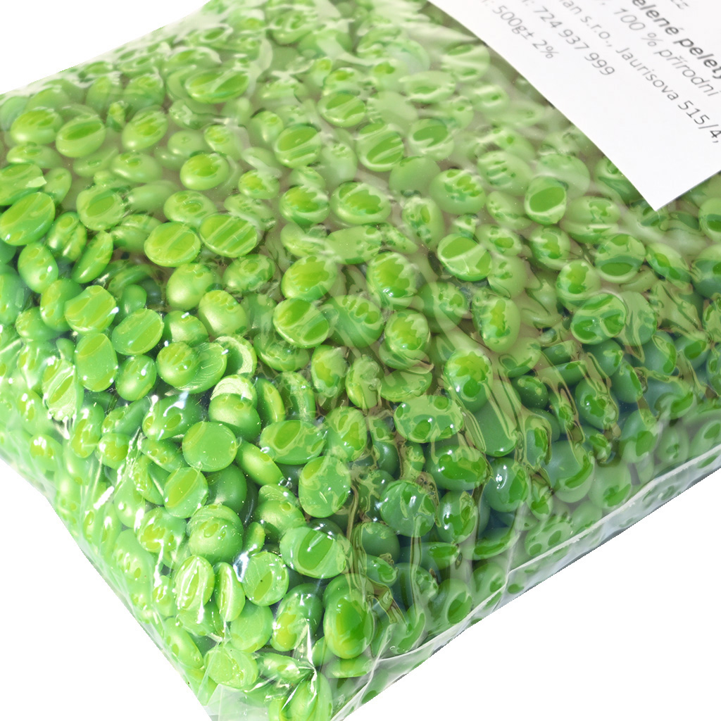Včelí vosk - zelené pelety - 500 g