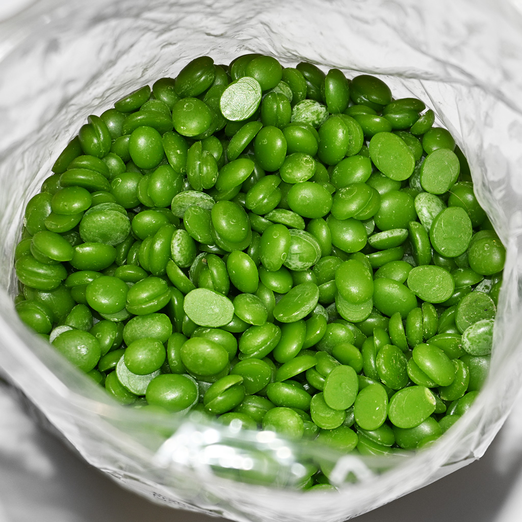 Včelí vosk - zelené pelety - 500 g