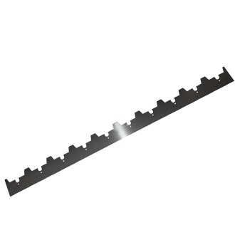 Hrebeň na vymedzenie. rámikov - nerez Zander 10r - 370x28 mm