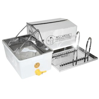 Tanier na odviečkovanie Mellarius - nerez - s odkl. 1 rámik.