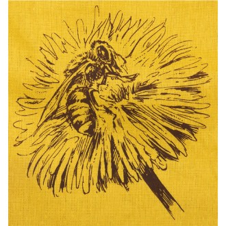 Vrecko na pohár medu ApiSina s motívom "kvet"