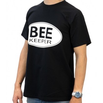 Včelárske tričko ApiSina Beekeeper, čierne
