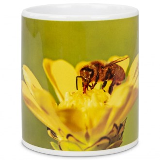 Hrnček ApiSina "včela a žltý kvet"