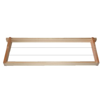 Rámik Langstroth 2/3 - 159 - Hoffman, vypletený, s múrmi, 1 ks