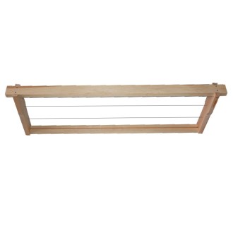 Rámik Langstroth 2/3 - 159 - Hoffman, vypletený, s múrmi, 1 ks