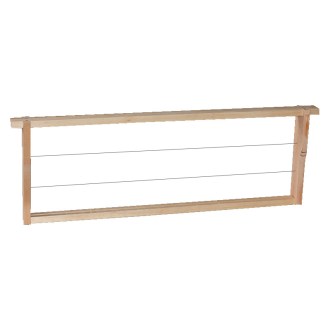 Rámik Langstroth 2/3 - 159 - Hoffman, vypletený, s múrmi, 1 ks