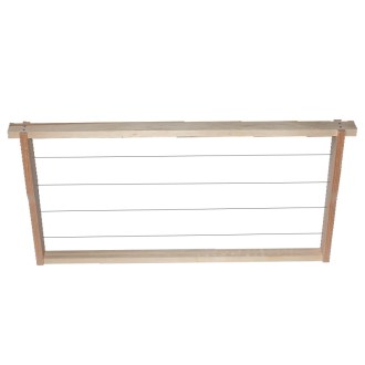 Rámik Langstroth 1/1 - 232 - Hoffman, vypletený, s múrmi, s drážkou 1 ks