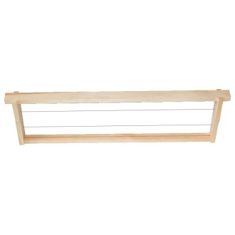 Rámik Langstroth 1/2 - 137 - Hoffman, vypletený, s múrmi, s drážkou 1 ks