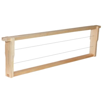 Rámik Langstroth 1/2 - 137 - Hoffman, stlačený, vypletený, s drážkou - 1 ks