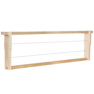 Rámik Langstroth 1/2 - 137 - Hoffman, stlačený, vypletený, s drážkou - 1 ks