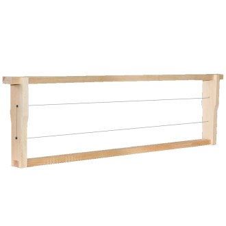 Rámik Langstroth 1/2 - 137 - Hoffman, vypletený, s múrmi, s drážkou 1 ks