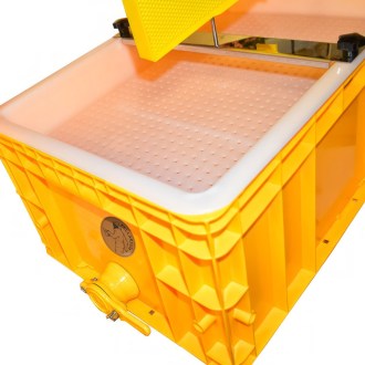 Tanier na odviečkovanie s tŕňom Mellarius - plast vaňa - nerez