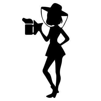 Samolepka včelárka - čierna