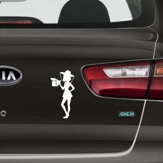 Samolepka včelárka - biela