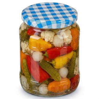 Viečko na pohár TO 82 - Karo modré