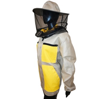 Bunda včelárska béžová, veľ.: S-XXXL - CZ