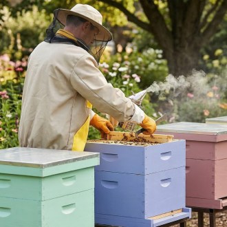 Bunda včelárska béžová, veľ.: S-XXXL - CZ