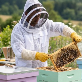 Profi bunda včelárska s kuklou veľ: S-XXL