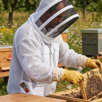 Profi bunda včelárska s kuklou veľ: S-XXL