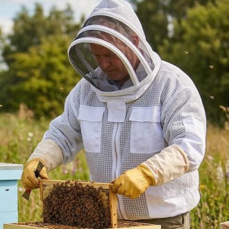 Profi bunda včelárska s kuklou veľ: S-XXL