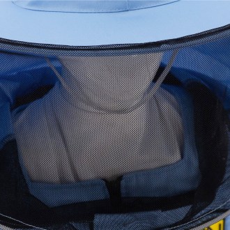 Včelárska bunda s klobúkom - modrá - Lysón, veľ.: S-XXL