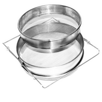 Cedidlo (sito) dv. vp. ner. 24 cm s uchyty DE3