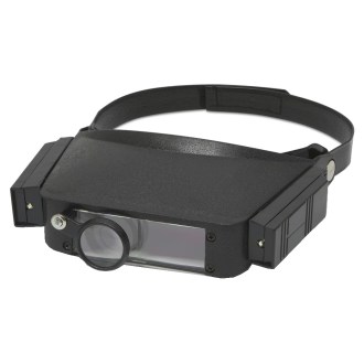 Čelná lupa s osvetlením - hlavová