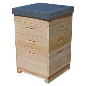 Drevený úľ Dadant Blatt na 12 rámikov - 1x 300   3x 145
