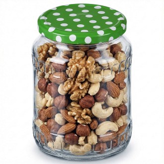 Viečko na pohár TO 82 - Bodky - zelené