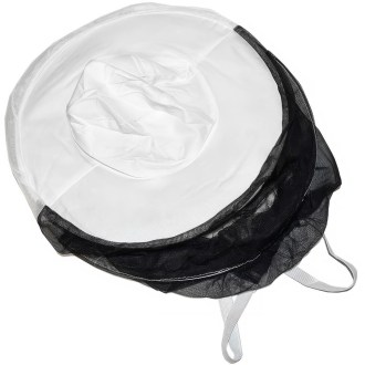 Klobúk včelársky s pretiahnutím cez ruky