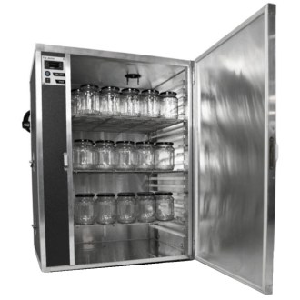 Dekryštalizačná komora pre 2×45 kg nádoby alebo až 100 pohárov - 225 l