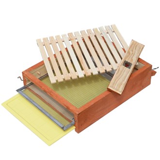 Celozasieťované varroa dno - Langstroth - komplet, nafarbené