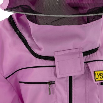 Včelárska kombinéza s klobúkom - fialová - Lysón, veľ.: S-XXXL