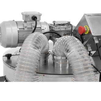 Dvojplášťové miešacie zariadenie ApiCera® s ohrevom a sušičkou - 185 kg