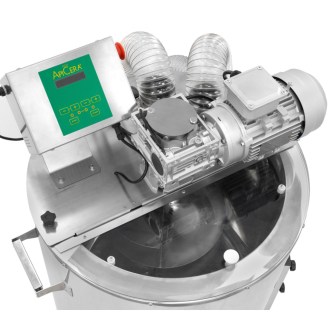 Dvojplášťové miešacie zariadenie ApiCera® s ohrevom a sušičkou - 185 kg