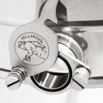 Stáčacia nádoba Mellarius MiniLine 100 kg - nerez kohút