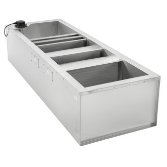 Nádoba na med s kaskádovým sitom, krytom a snímačom hladiny