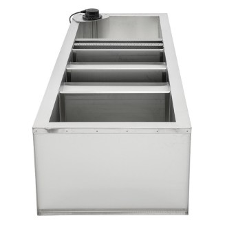 Nádoba na med s kaskádovým sitom, krytom a snímačom hladiny