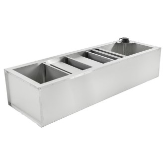 Nádoba na med s kaskádovým sitom, krytom a snímačom hladiny